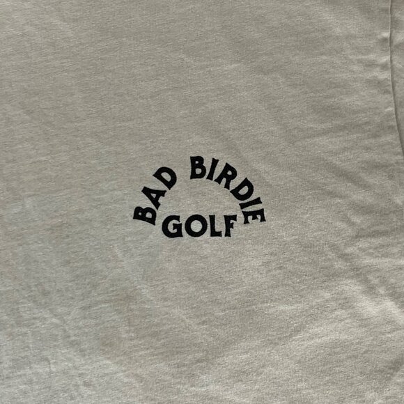 Bad Birdie Beige Desert Golf Social Club Short Sleeve Crewneck Shirt Mens Large - Picture 2 of 6